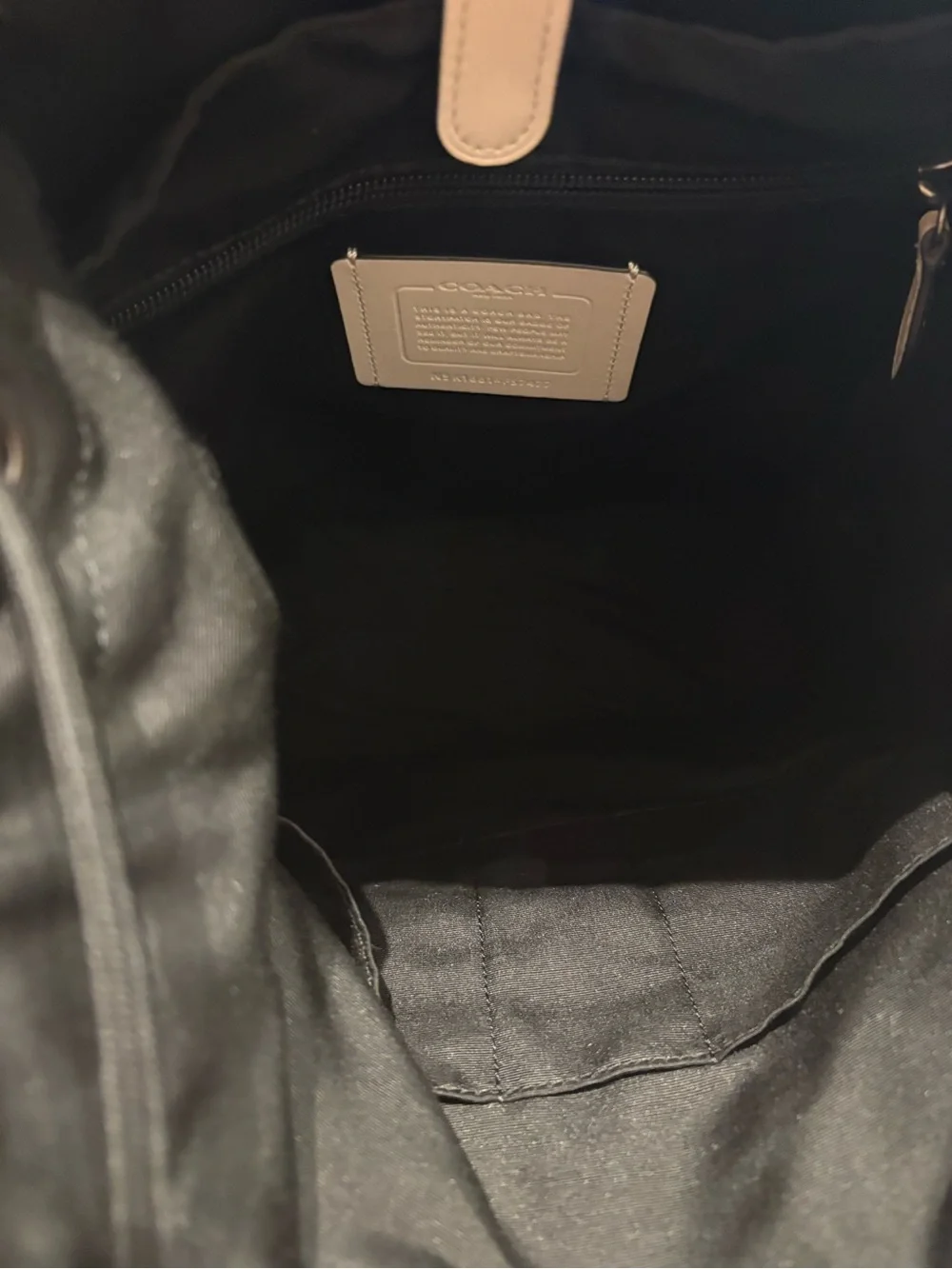Coach Terrain Trek Leather Nylon Backpack F57477